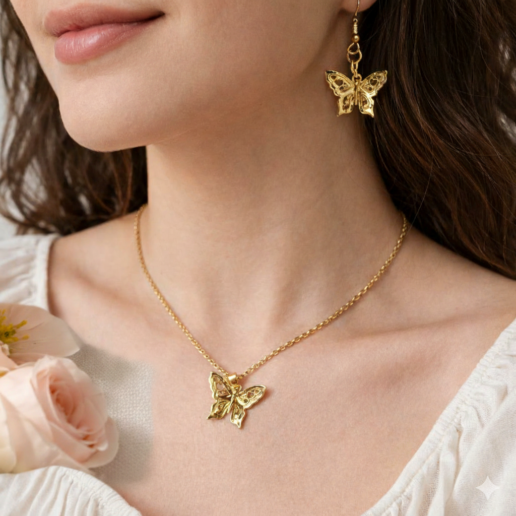 Golden Butterfly Set