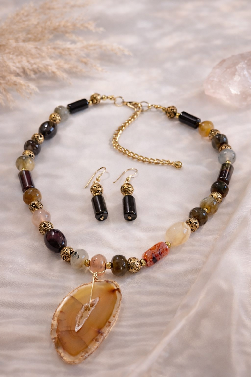 Golden Geode Set