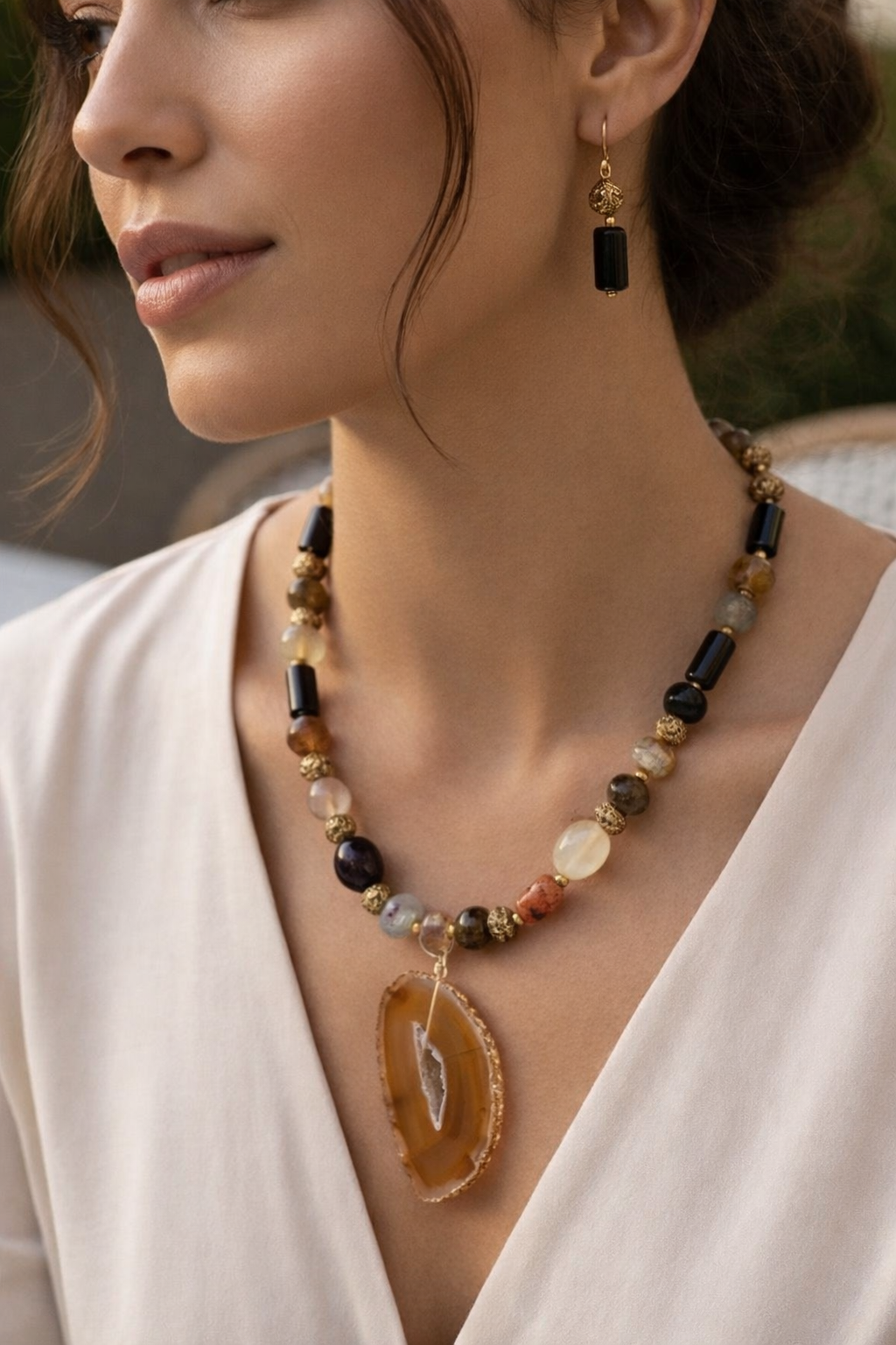 Golden Geode Set