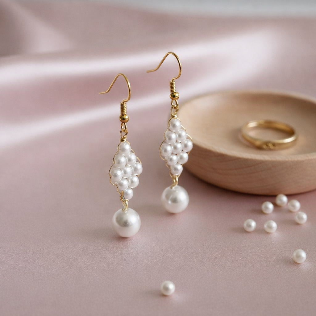 Timeless Elegance Pearl Earrings